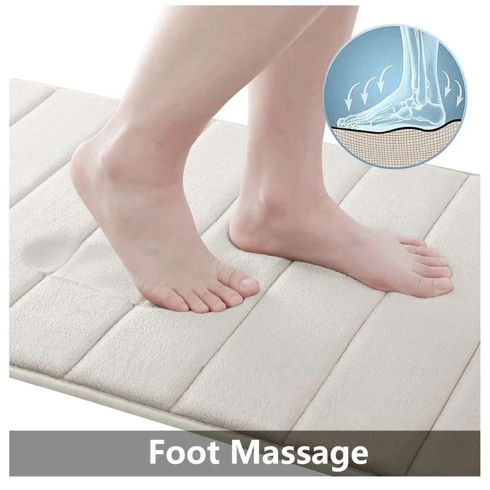 Buganda Bathroom Rug And Mat Set 2 Piece Memory Foam Bath Mat Set